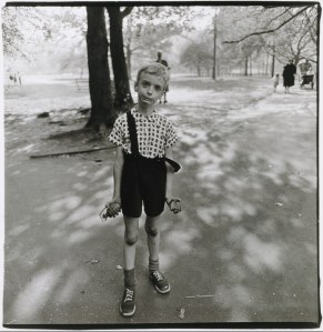Diane Arbus' Child with Toy Hand Grenade in Central Park, New York City (1962) ©MET